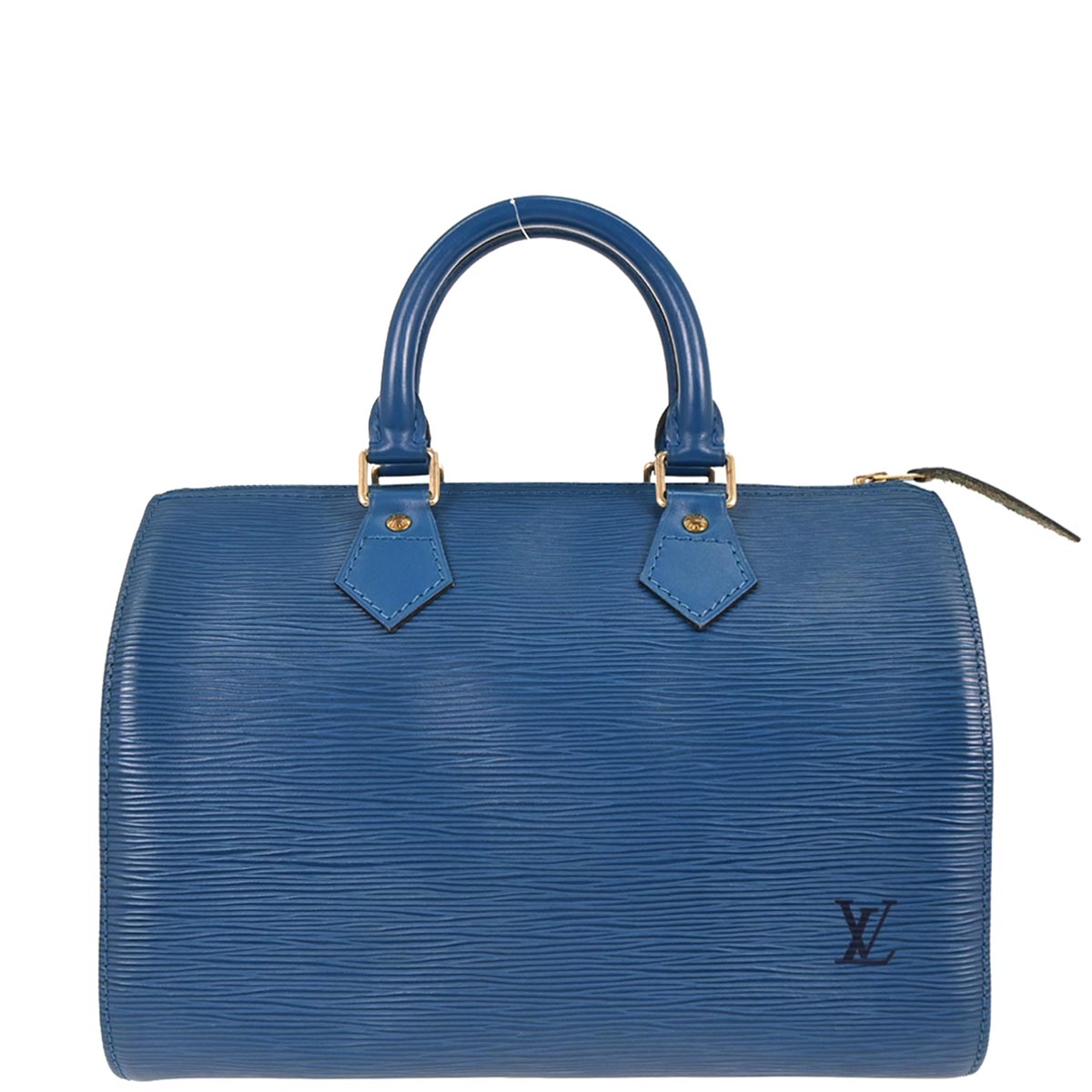 Louis Vuitton Blue Epi Speedy 25 Handbag M43015