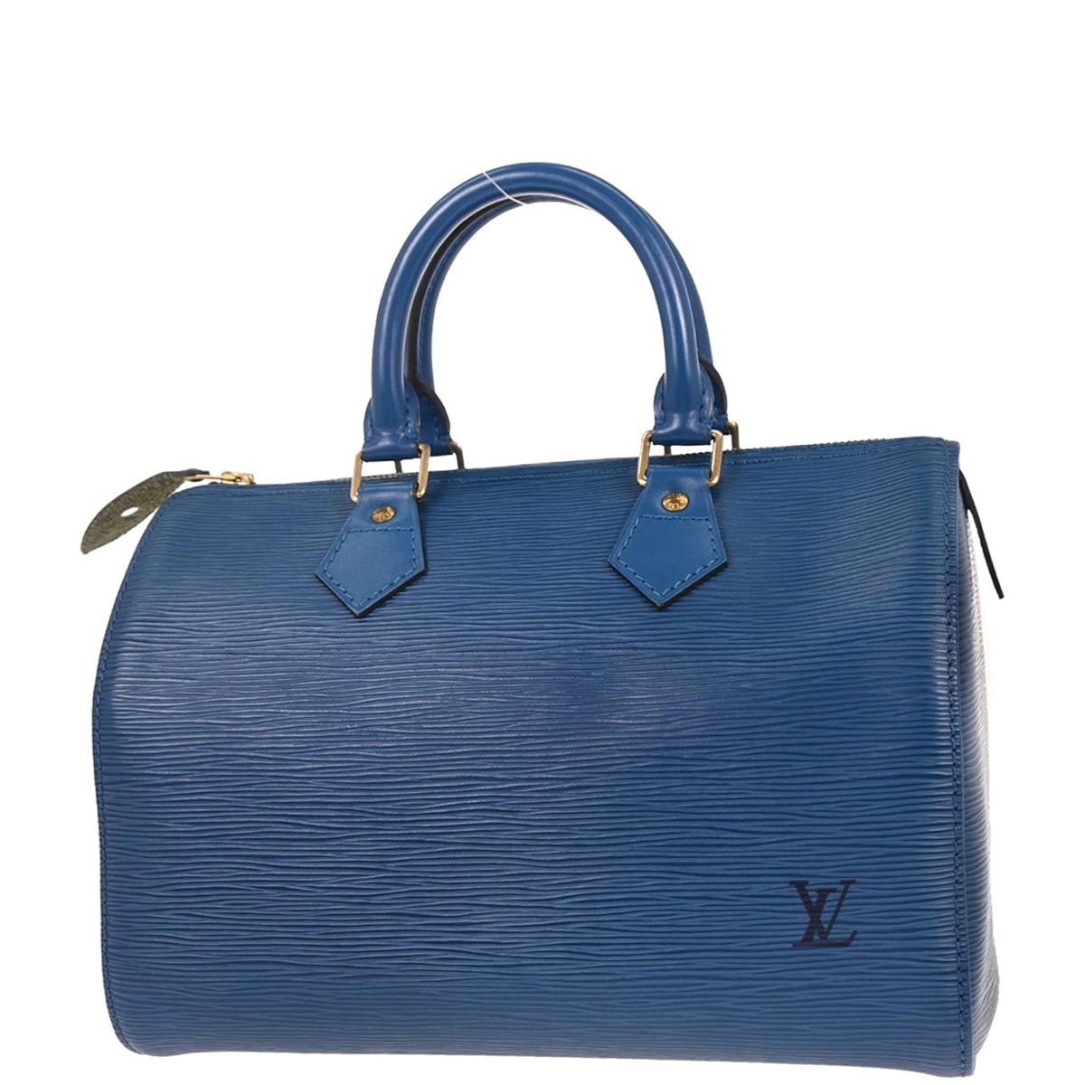 Louis Vuitton Blue Epi Speedy 25 Handbag M43015