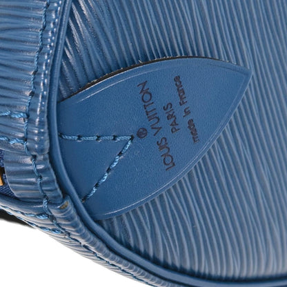 Louis Vuitton Blue Epi Speedy 25 Handbag M43015