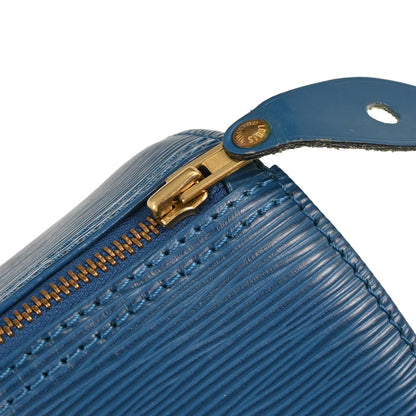 Louis Vuitton Blue Epi Speedy 25 Handbag M43015