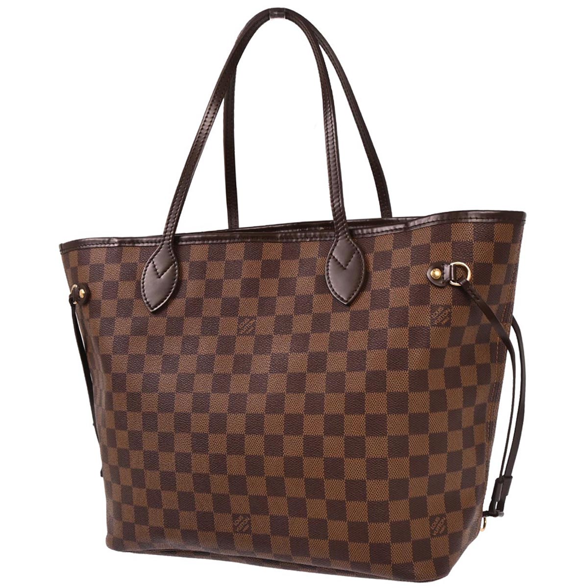 Louis Vuitton Damier Neverfull MM Shoulder Tote Bag N51105