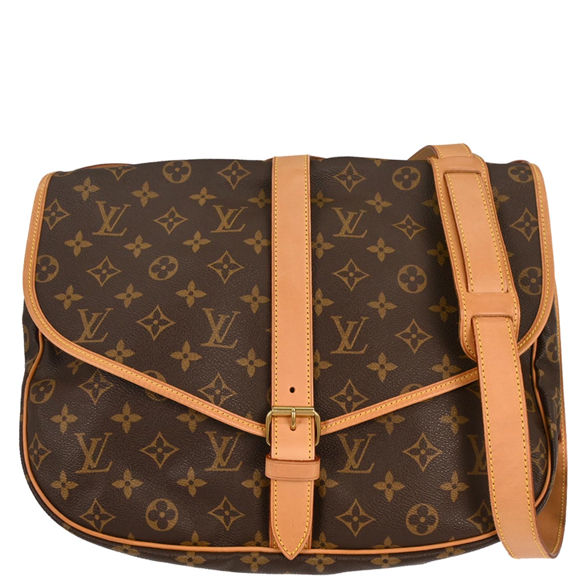 Louis Vuitton Monogram Saumur 35 Shoulder Bag M42254