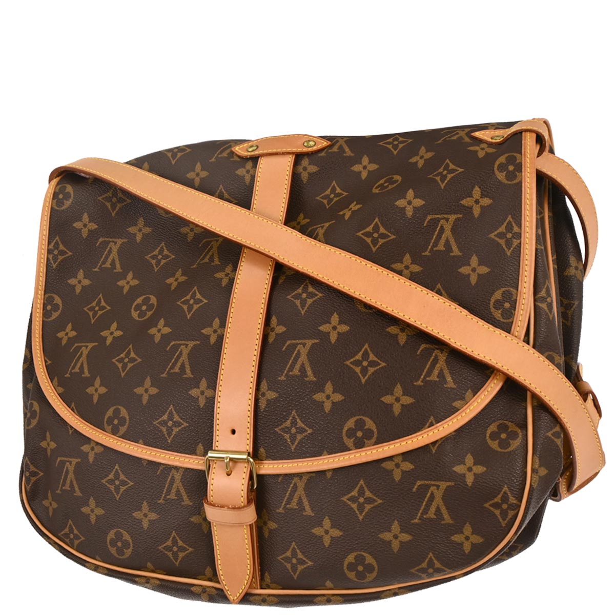 Louis Vuitton Monogram Saumur 35 Shoulder Bag M42254