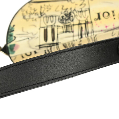 Christian Dior Beige Canvas John Galliano Saddle Handbag