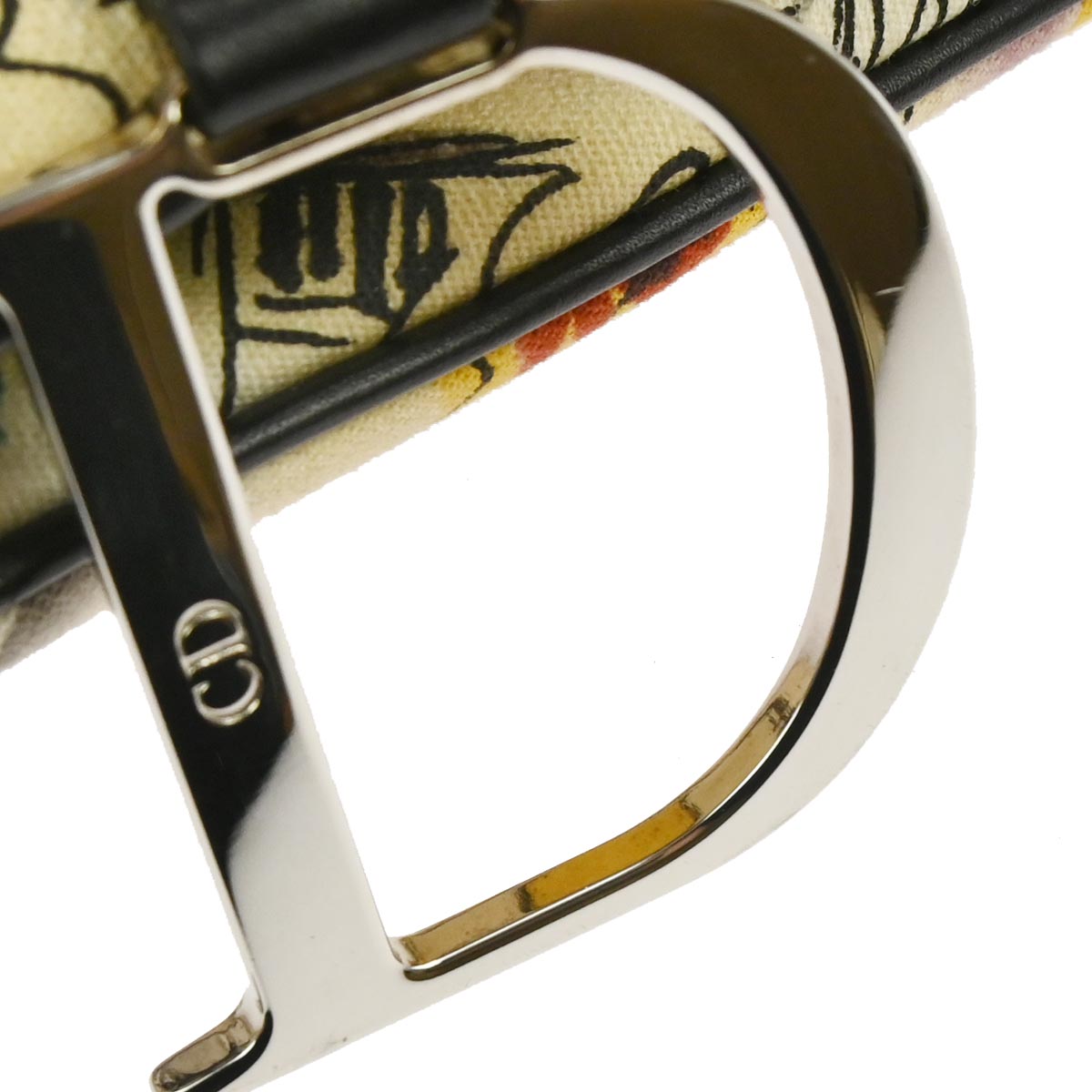 Christian Dior Beige Canvas John Galliano Saddle Handbag