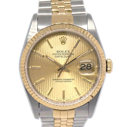 Rolex Oyster Perpetual Datejust 36mm Ref.16233 Self-winding Watch SS 18K
