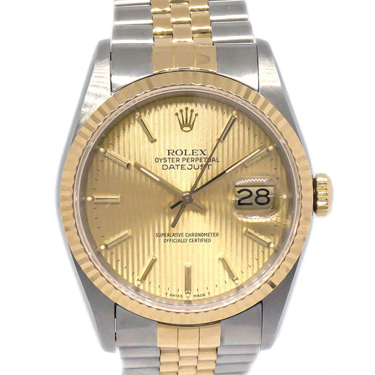 Rolex Oyster Perpetual Datejust 36mm Ref.16233 Self-winding Watch SS 18K