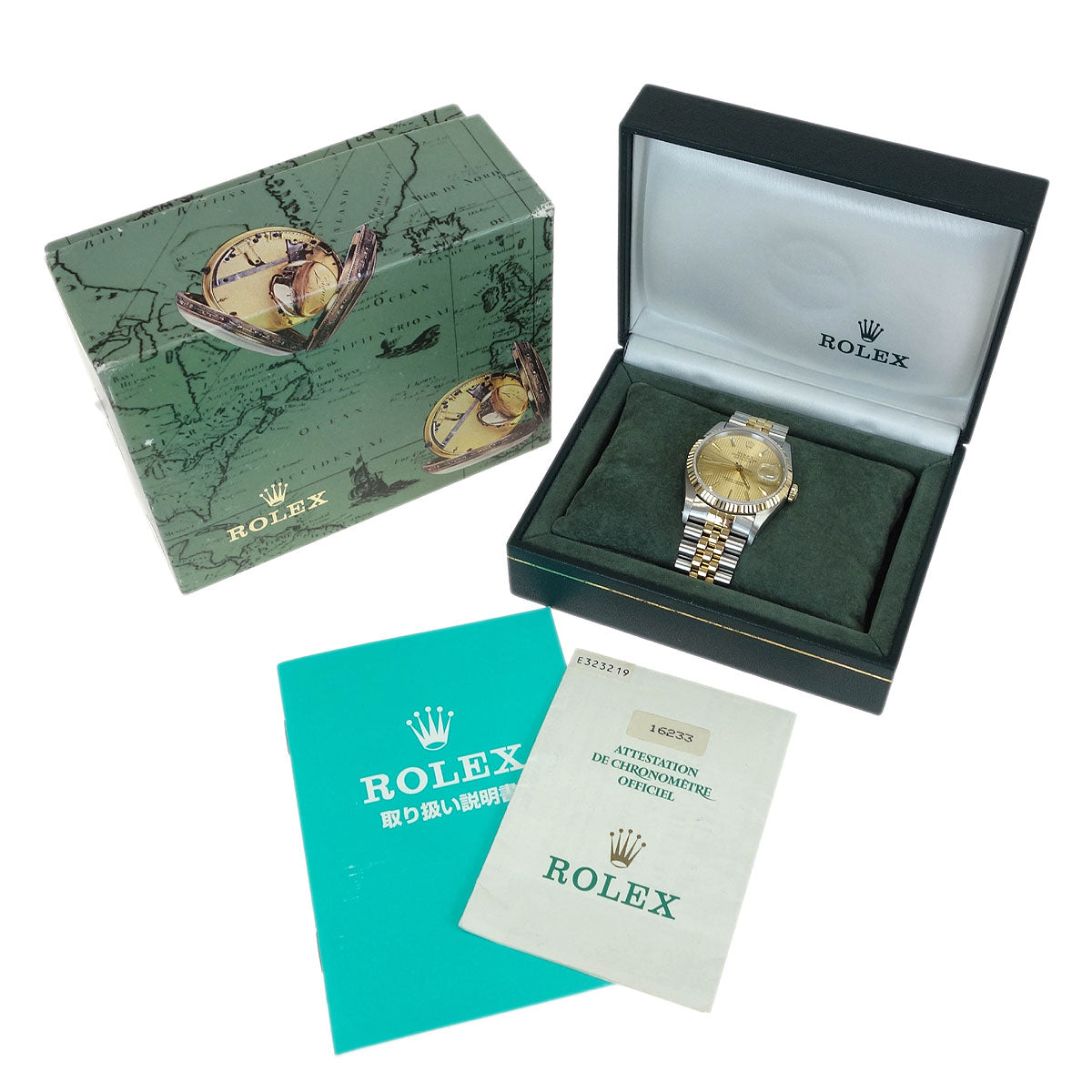 Rolex Oyster Perpetual Datejust 36mm Ref.16233 Self-winding Watch SS 18K