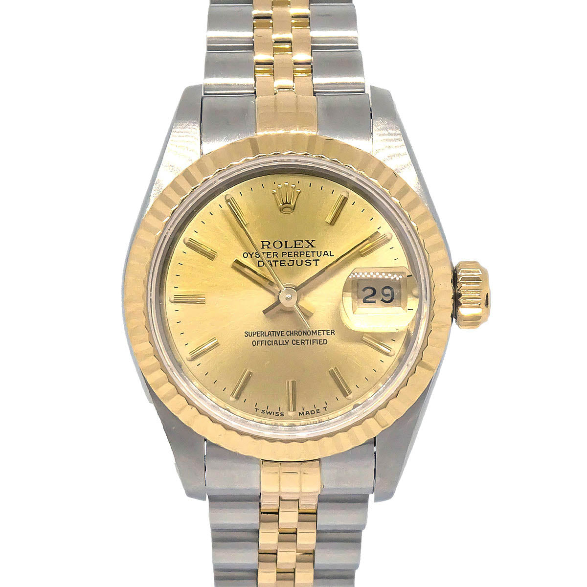 Rolex Oyster Perpetual Datejust 26mm Ref.69173 Self-winding Watch SS 18K