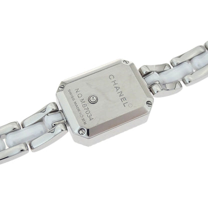 Chanel Premiere H2132 Quartz Watch Ceramic SS Diamond