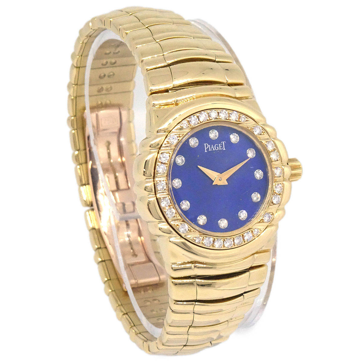 Piaget Tanagra Lapis-lazuli Ref.16033 Quartz Watch 18KYG