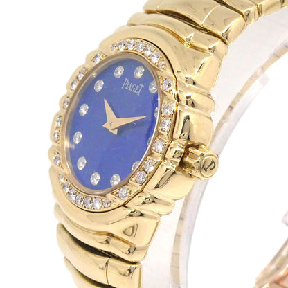 Piaget Tanagra Lapis-lazuli Ref.16033 Quartz Watch 18KYG