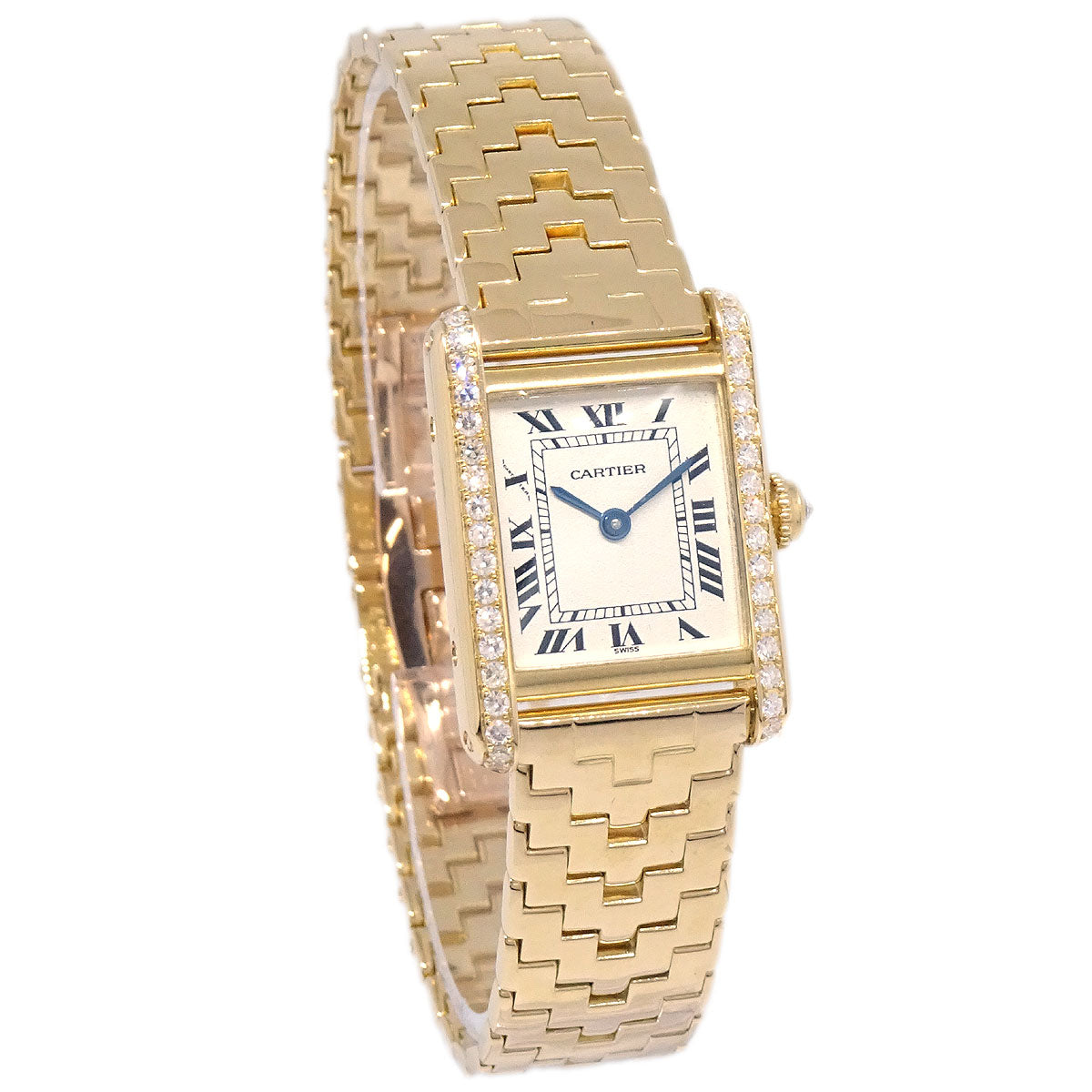 Cartier Tank SM Quartz Watch 18KYG