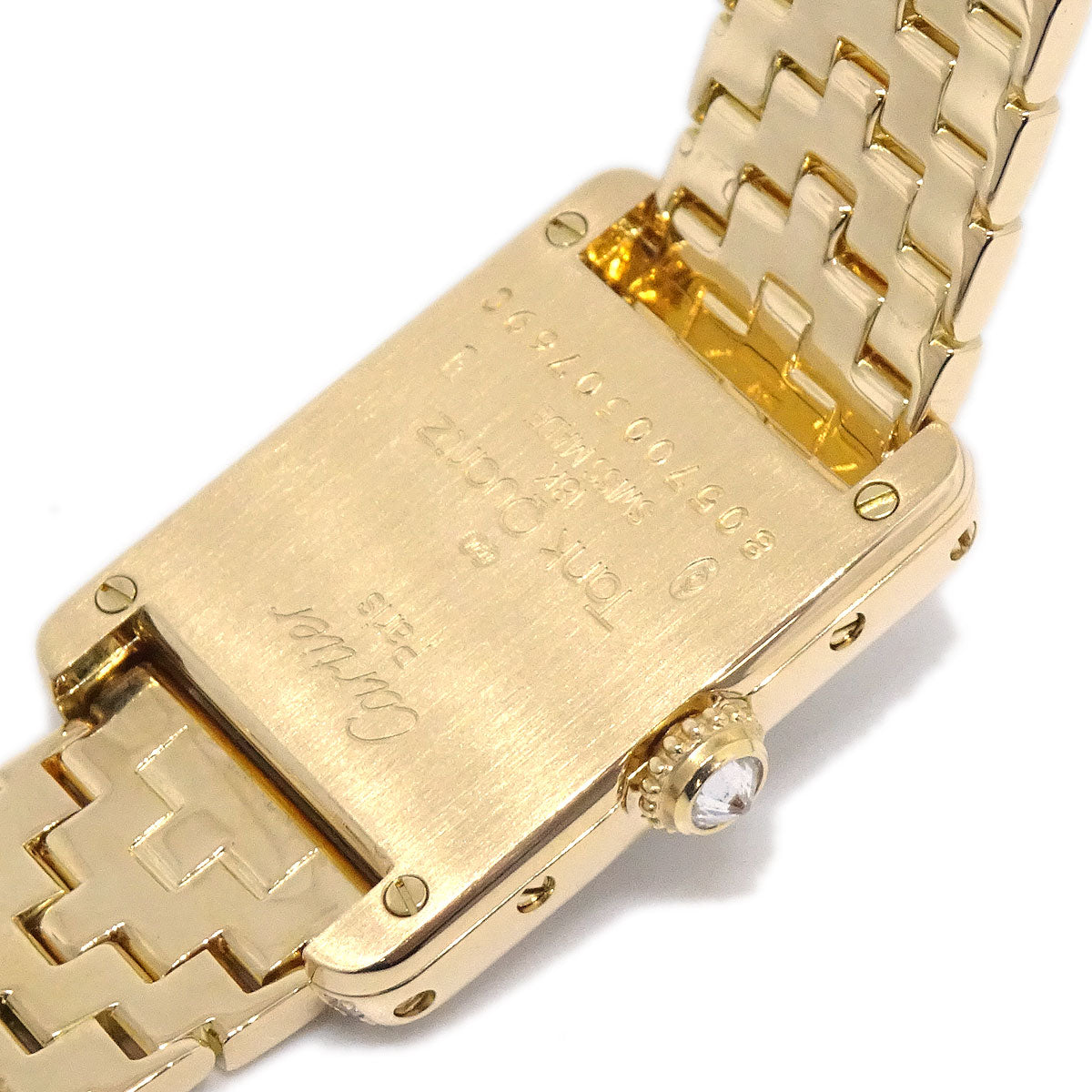 Cartier Tank SM Quartz Watch 18KYG