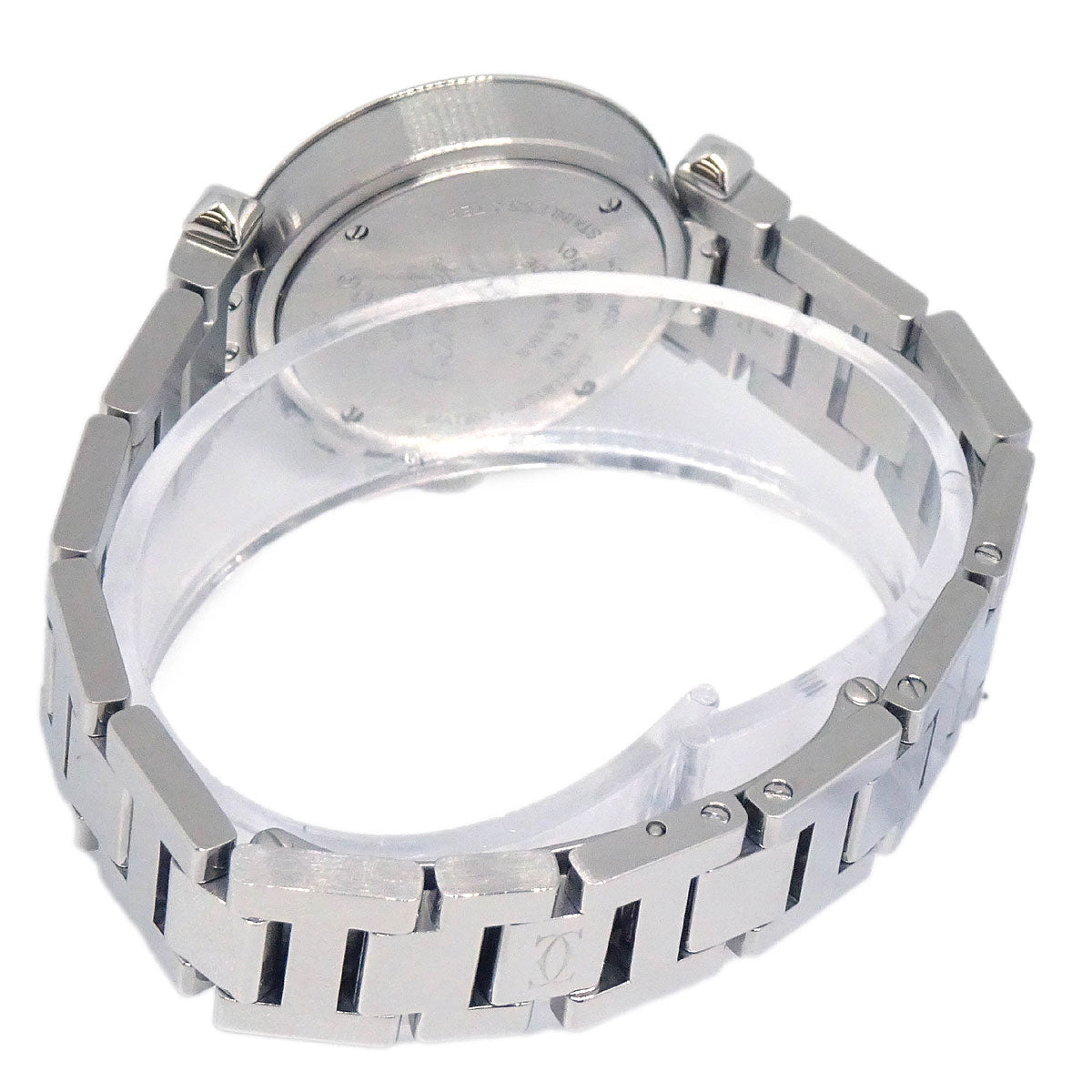 Cartier Miss Pasha Ref.2973 Quartz Watch SS Diamond