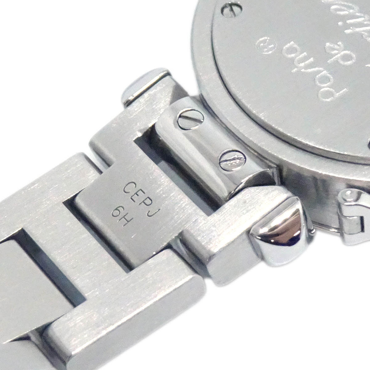 Cartier Miss Pasha Ref.2973 Quartz Watch SS Diamond