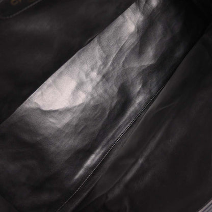 Chanel 1991-1994 Black Lambskin Bicolore Supermodel Shoulder Bag