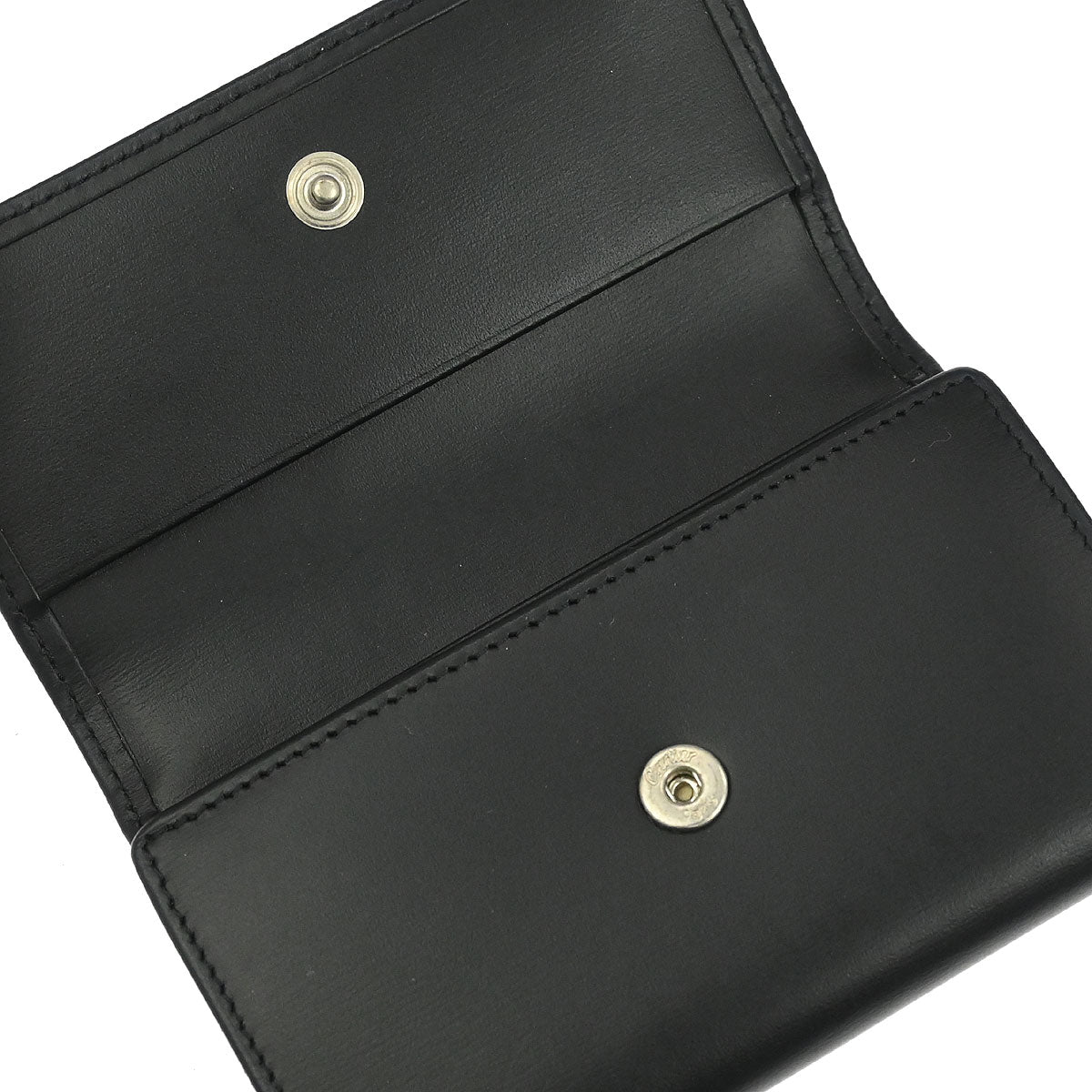 Cartier Key Case Black Leather Small Good