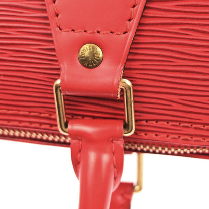 Louis Vuitton 1995 Red Epi Speedy 25 Handbag M43017