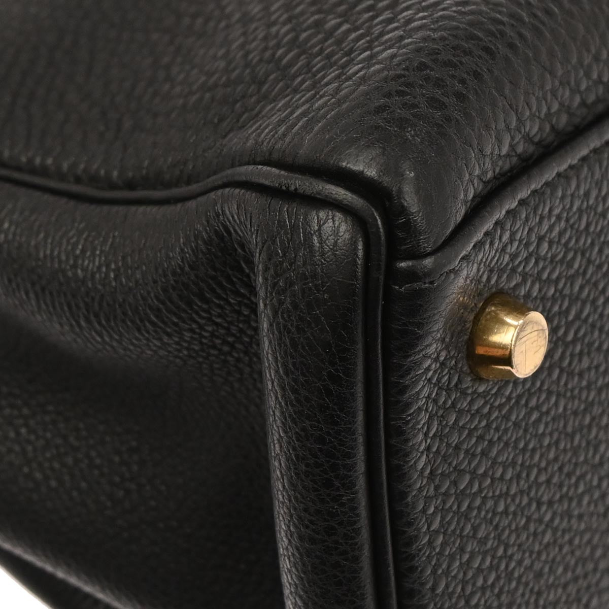 Hermes Black Togo Kelly 35 Retourne 2way Shoulder Handbag