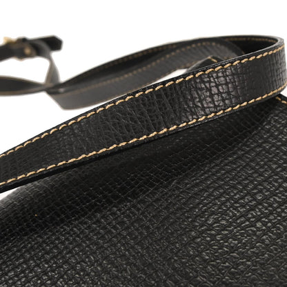 Loewe Black Leather Shoulder Bag
