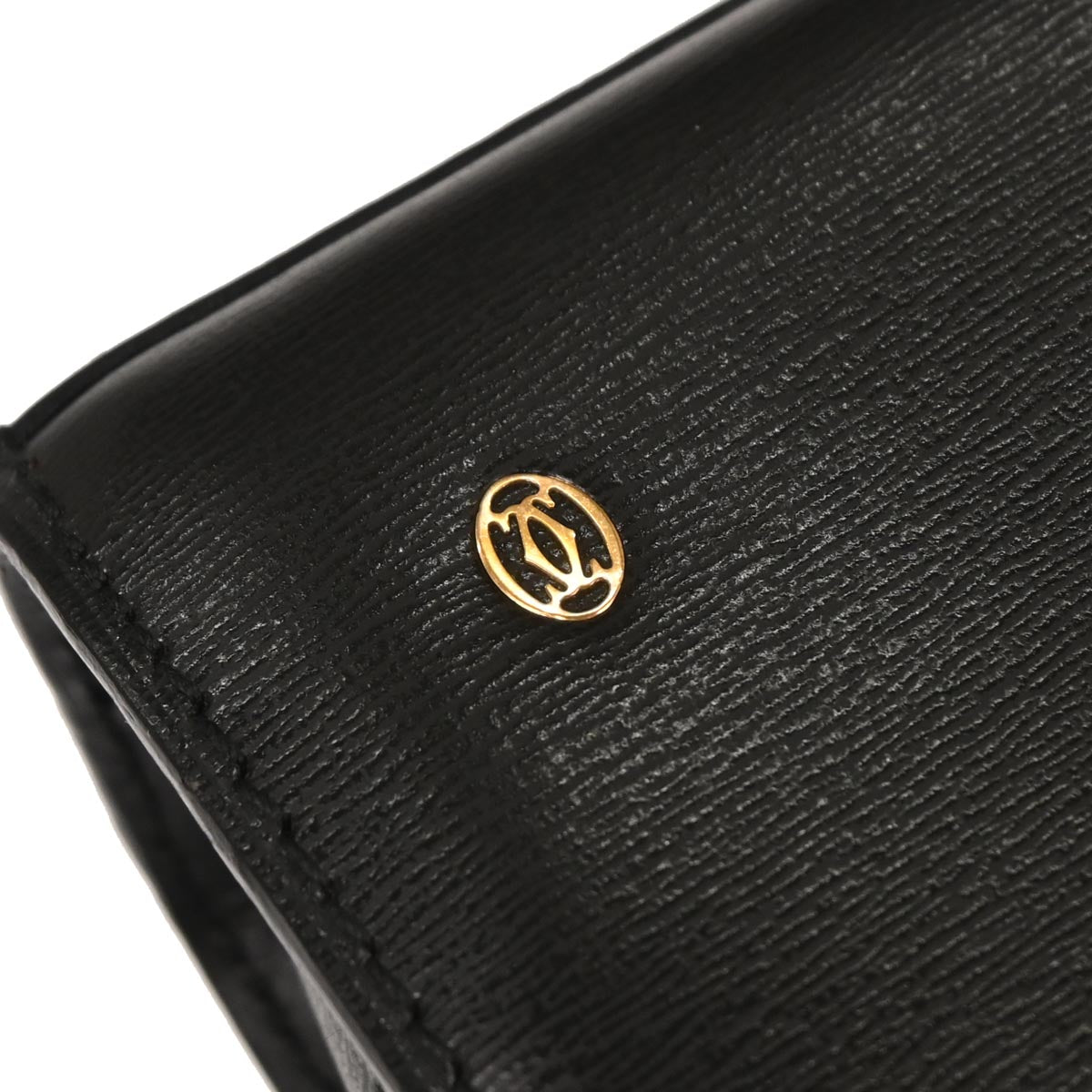 Cartier Black Leather Clutch Bag