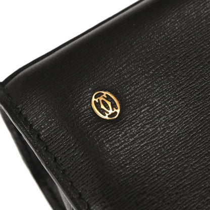Cartier Black Leather Clutch Bag