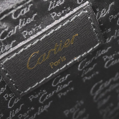Cartier Black Leather Clutch Bag