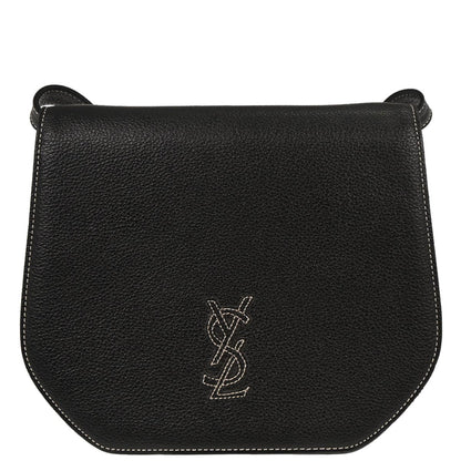 Yves Saint Laurent Black Leather Shoulder Bag