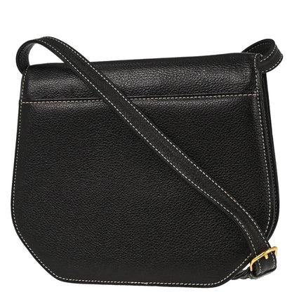 Yves Saint Laurent Black Leather Shoulder Bag