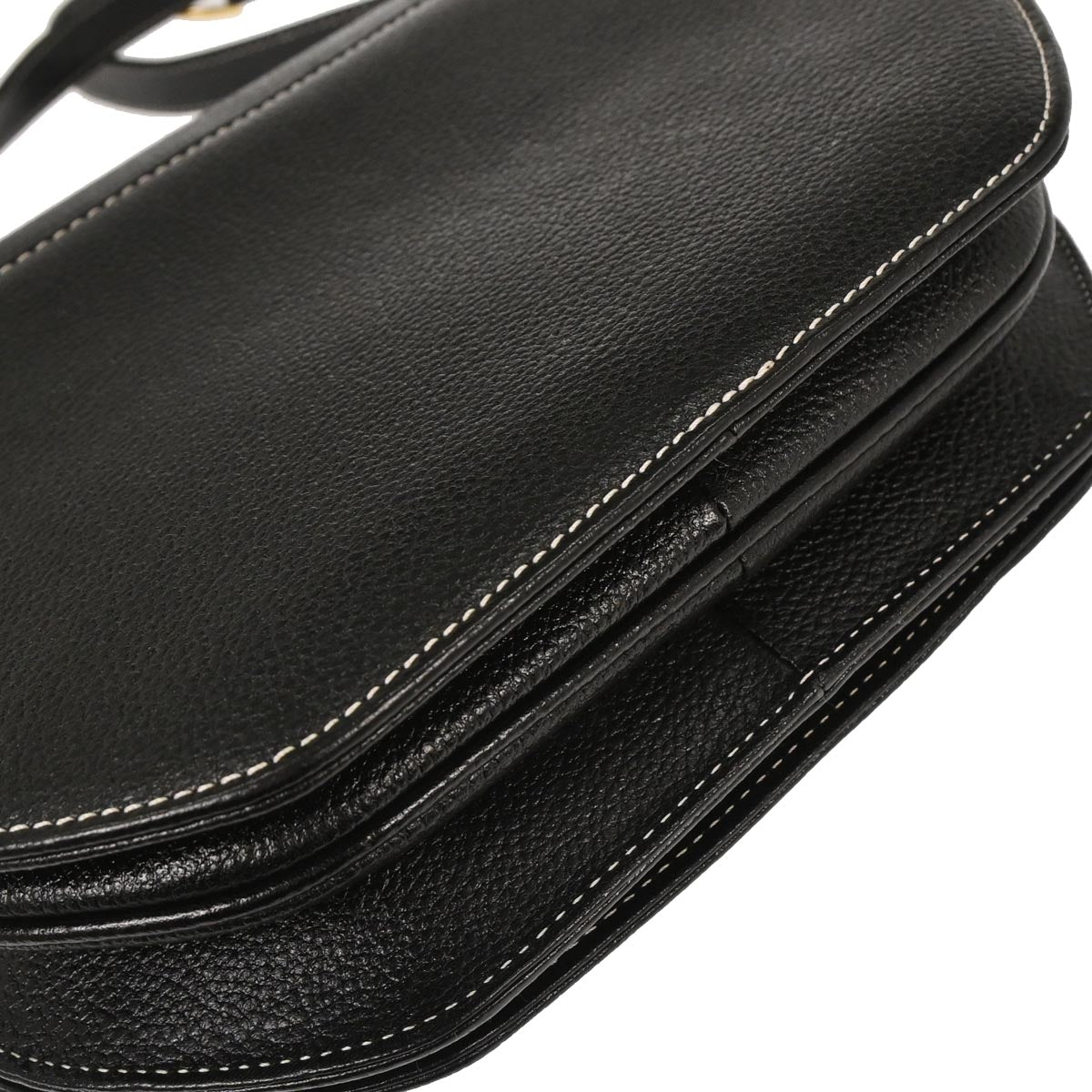 Yves Saint Laurent Black Leather Shoulder Bag