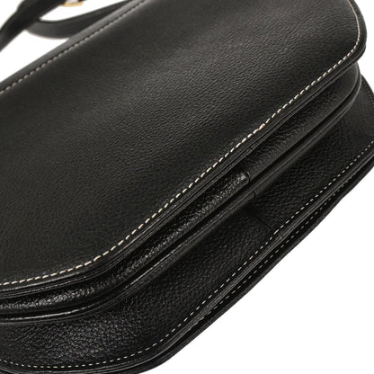 Yves Saint Laurent Black Leather Shoulder Bag