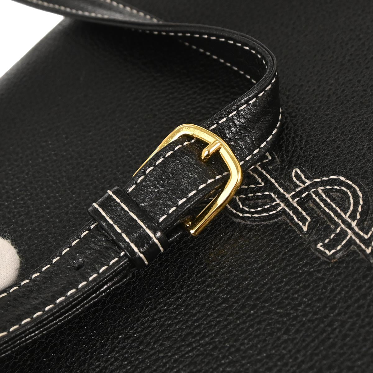 Yves Saint Laurent Black Leather Shoulder Bag