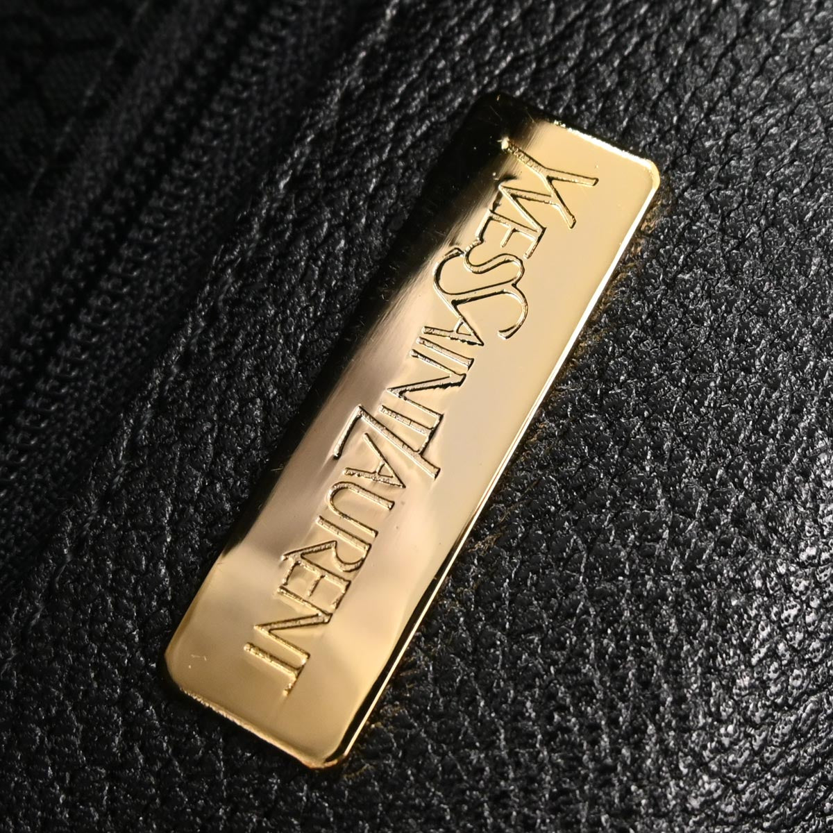 Yves Saint Laurent Black Leather Shoulder Bag