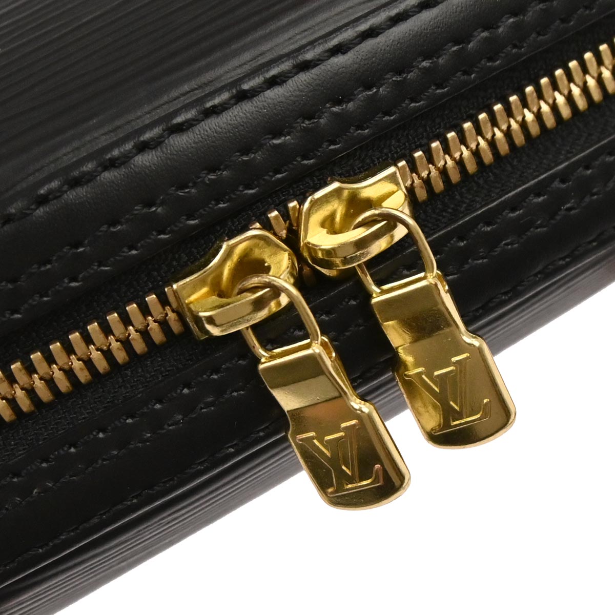 Louis Vuitton 2002 Black Epi Jasmine Handbag M52082