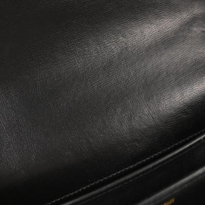 Saint Laurent Black Leather Sunset Shoulder Bag