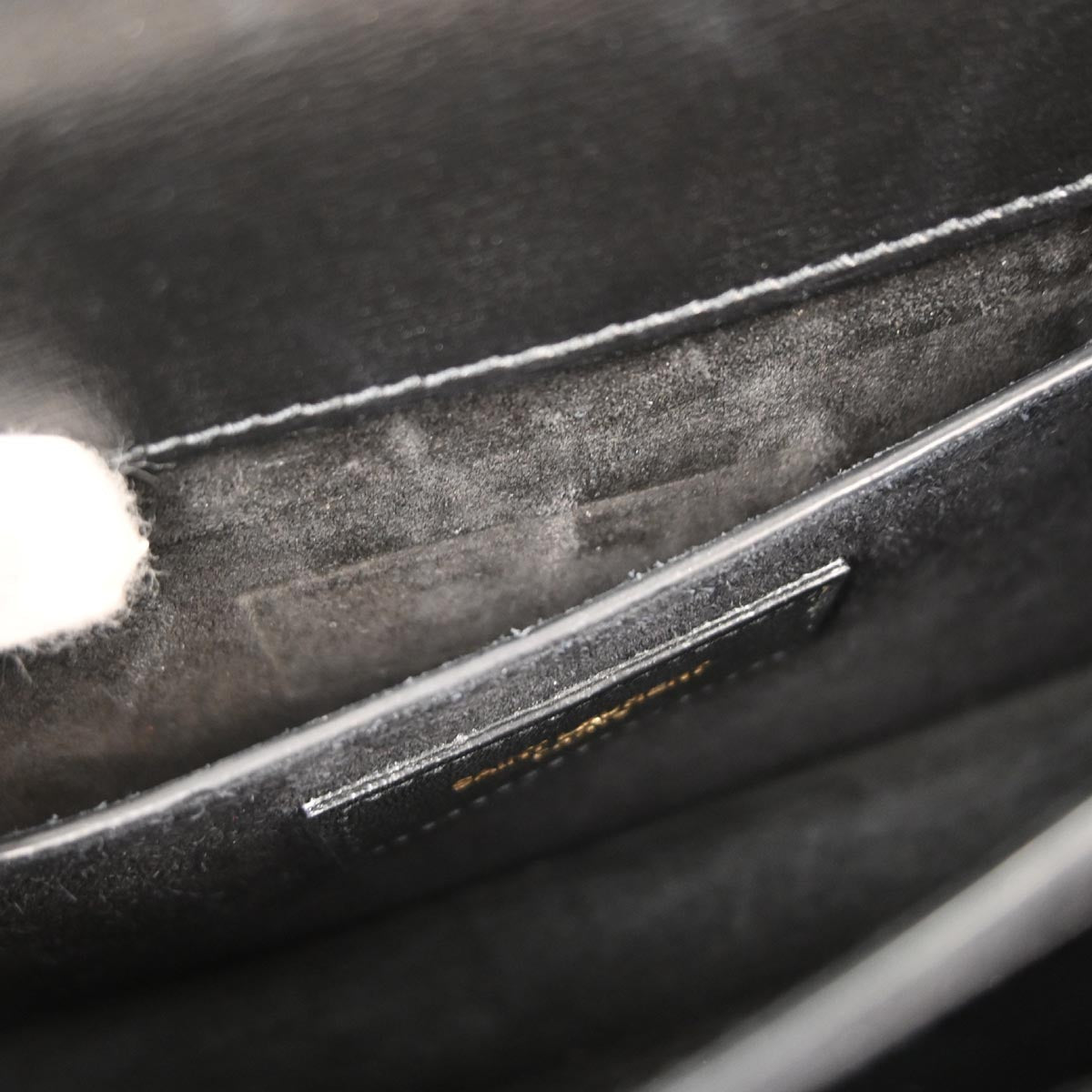 Saint Laurent Black Leather Sunset Shoulder Bag