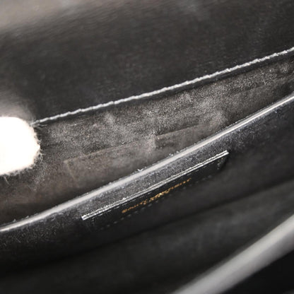 Saint Laurent Black Leather Sunset Shoulder Bag