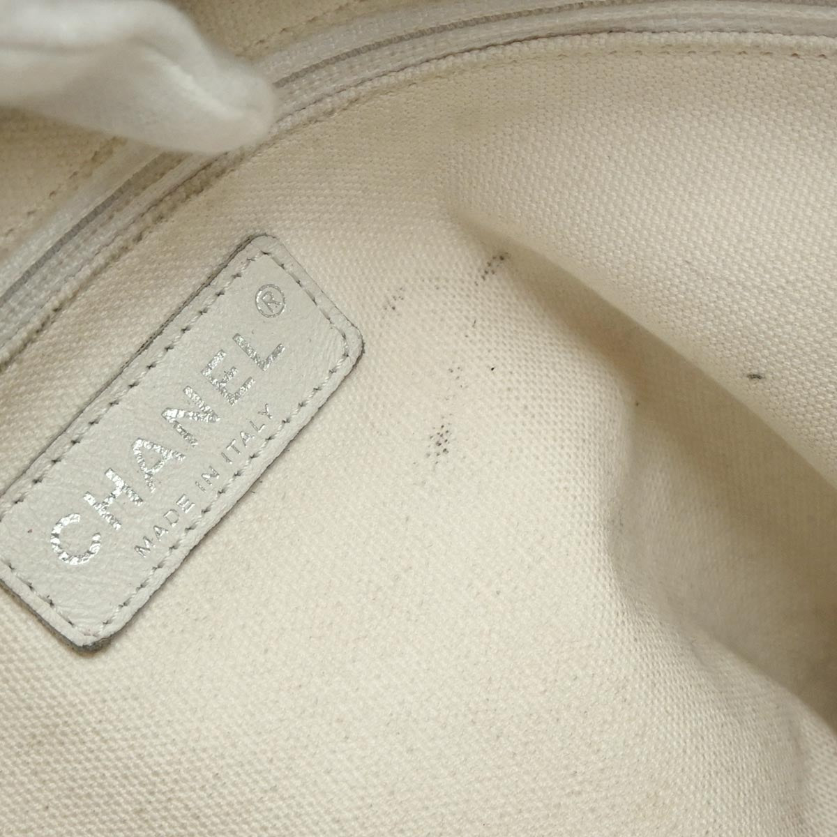 Chanel 2003-2004 Black Perforated Lambskin Baseball Spirit Ligne Hobo Handbag