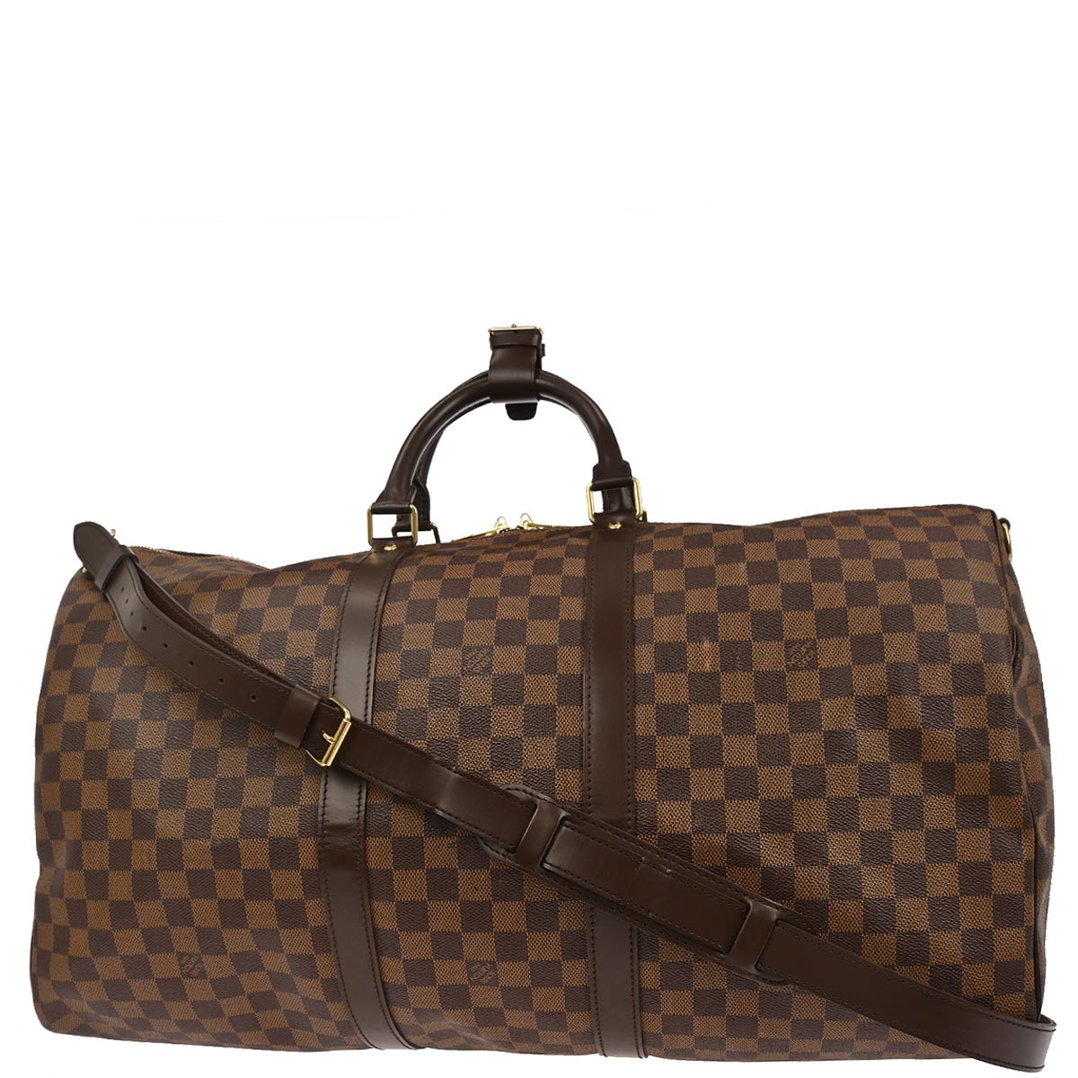 Louis Vuitton 2006 Damier Keepall Bandouliere 55 Duffle Bag N41414