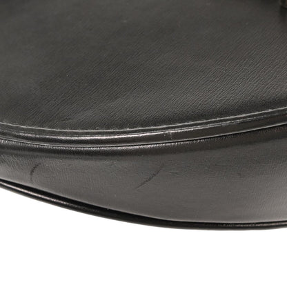 Saint Laurent Black Leather Love Heart Shoulder Bag