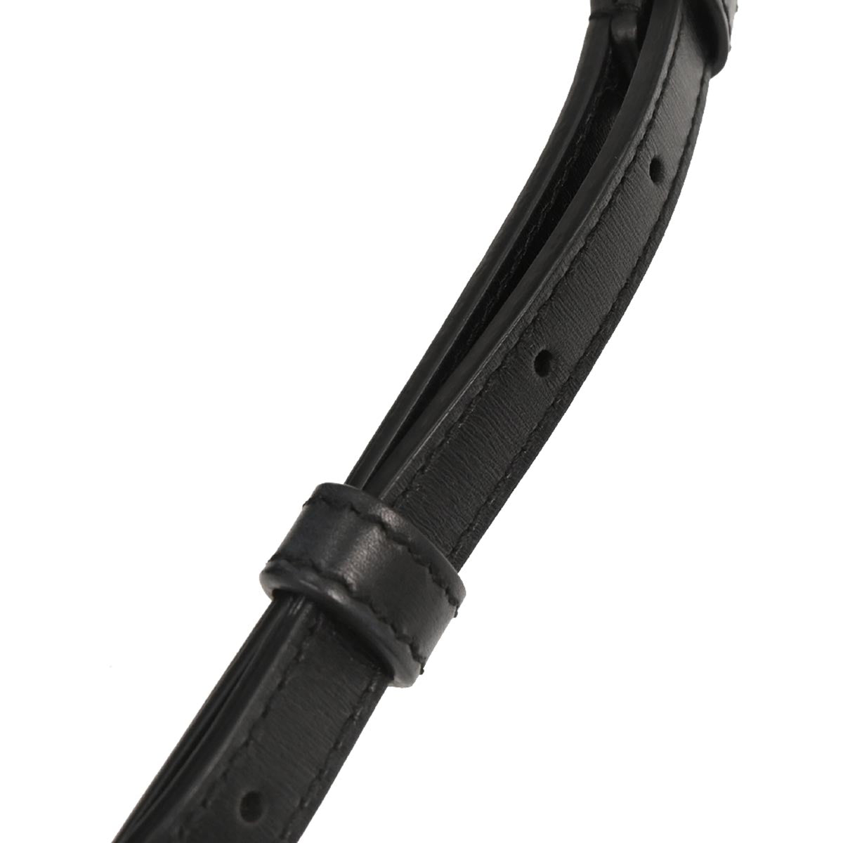 Saint Laurent Black Leather Love Heart Shoulder Bag