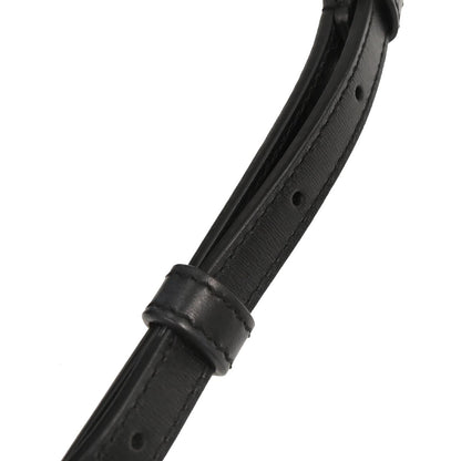 Saint Laurent Black Leather Love Heart Shoulder Bag