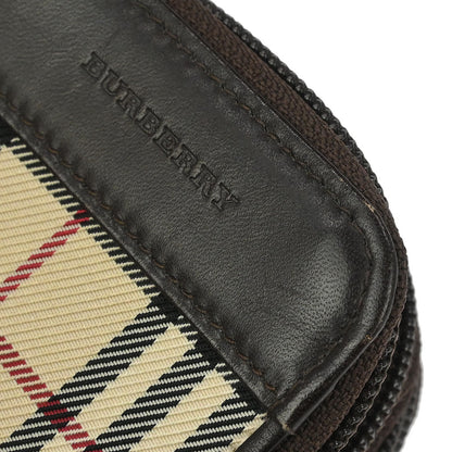 Burberry Beige Burberry Check Coin Case Wallet