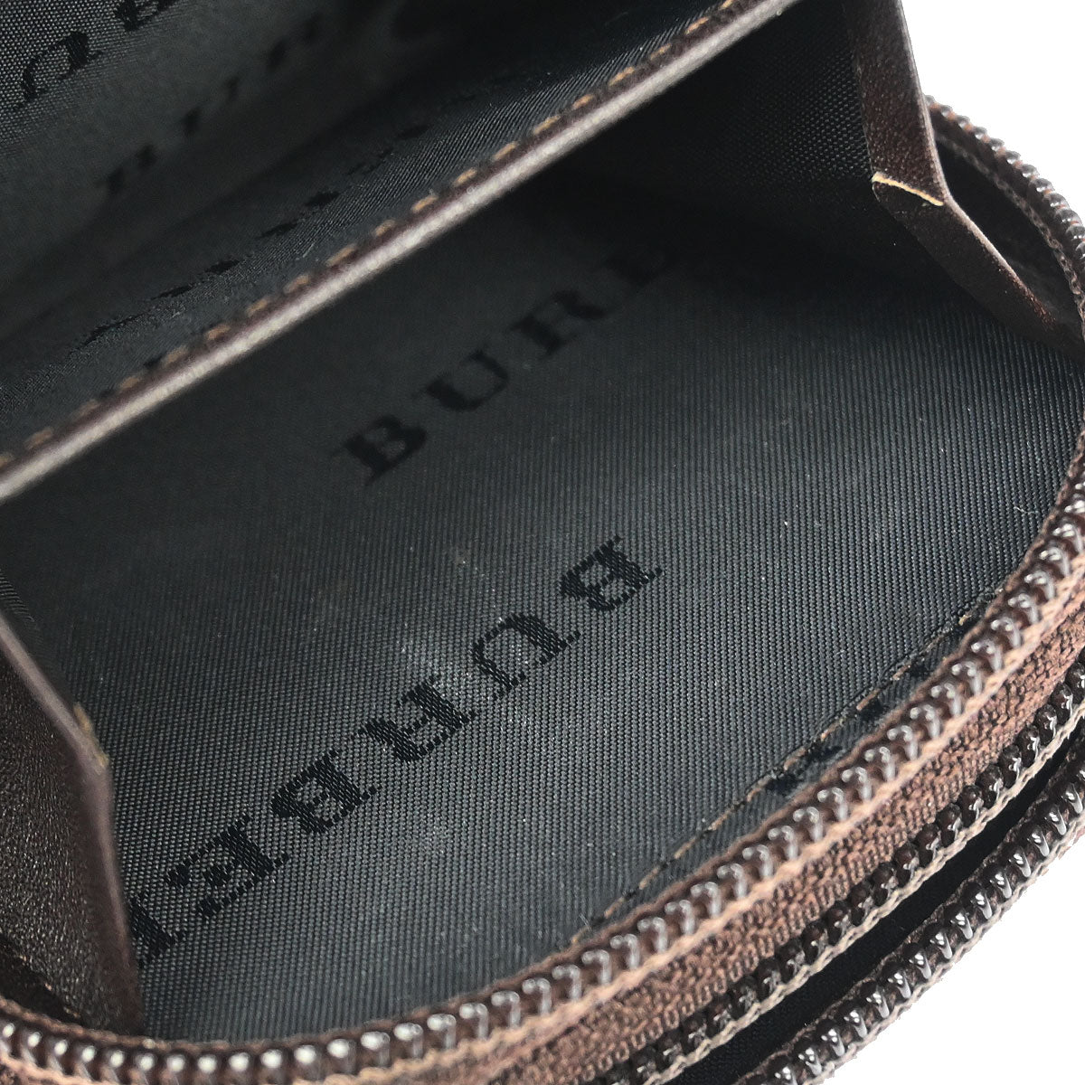 Burberry Beige Burberry Check Coin Case Wallet