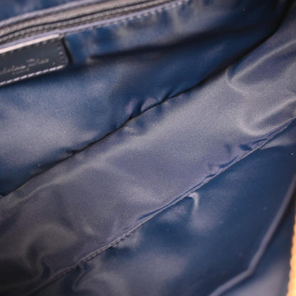 Christian Dior Navy Canvas Trotter Shoulder Bag