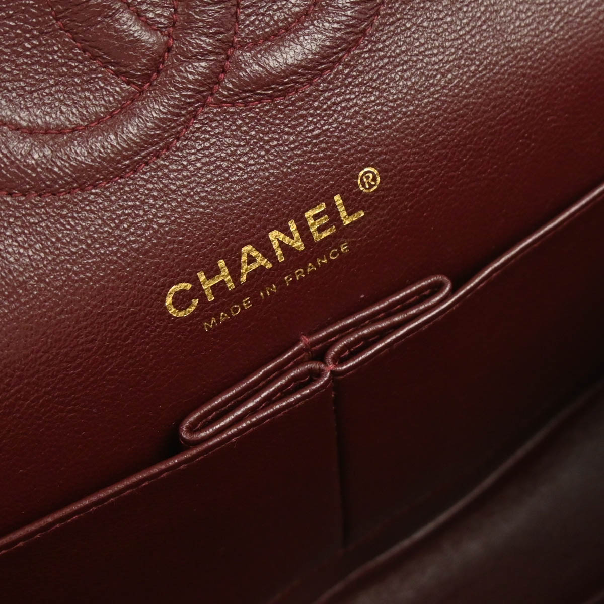 Chanel 2003-2004 Black Lambskin Medium Classic Double Flap Shoulder Bag