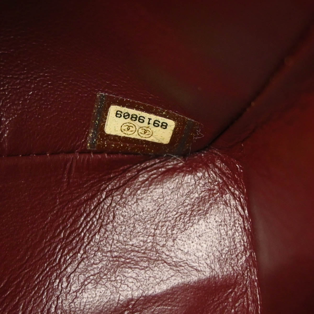 Chanel 2003-2004 Black Lambskin Medium Classic Double Flap Shoulder Bag