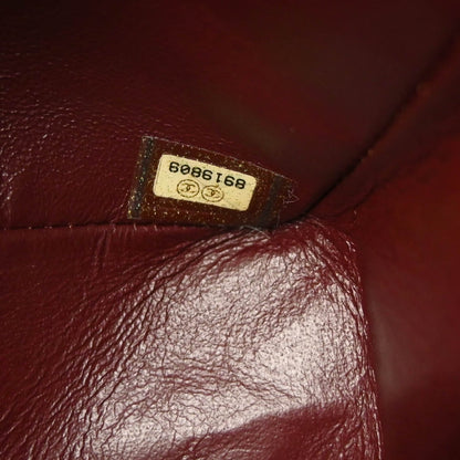 Chanel 2003-2004 Black Lambskin Medium Classic Double Flap Shoulder Bag