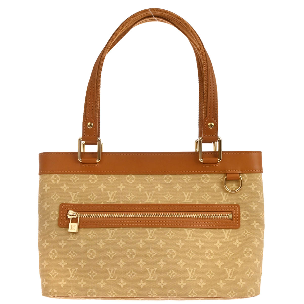 Louis Vuitton Beige Monogram Mini Lin Lucille PM Handbag